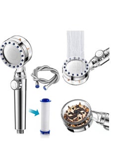 Y&D Shower Head, Head with Hose, Handheld Turbocharged Pressure Propeller Shower, Turbo Spa Massage  - Image 1