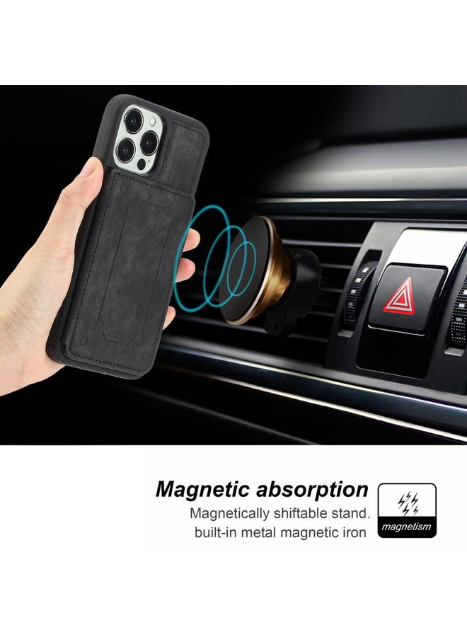 Zaboon Case For iPhone 13 Pro Max Dream Magnetic Back Cover Card Wallet Phone Case - Image 5