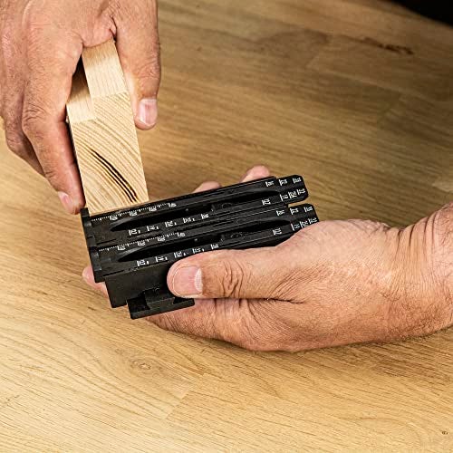 Trend 3 in 1 Pocket Hole Jig Kit with Pocket Hole Jig, HSS Drill Bit & Depth Setting Collar, Square Drive Bit, 50 Screws & Kit Storage Case, PH/JIG/BK - Image 4