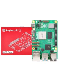 Raspberry Pi 5 Single Board Computer - 8GB RAM, Broadcom BCM2712 quad-core Arm Cortex A76 processor @ 2.4GHz - pzsku/Z2A9046E88A30762F2548Z/45/_/1734789165/d02fafdc-2df4-48c3-a5da-ec0ce7300f5d