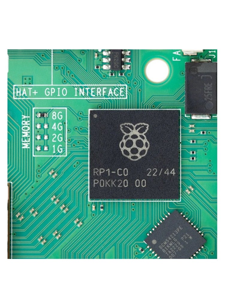 Raspberry Pi - Raspberry Pi 5 Single Board Computer - 8GB RAM, Broadcom BCM2712 quad-core Arm Cortex A76 processor @ 2.4GHz - Image 1