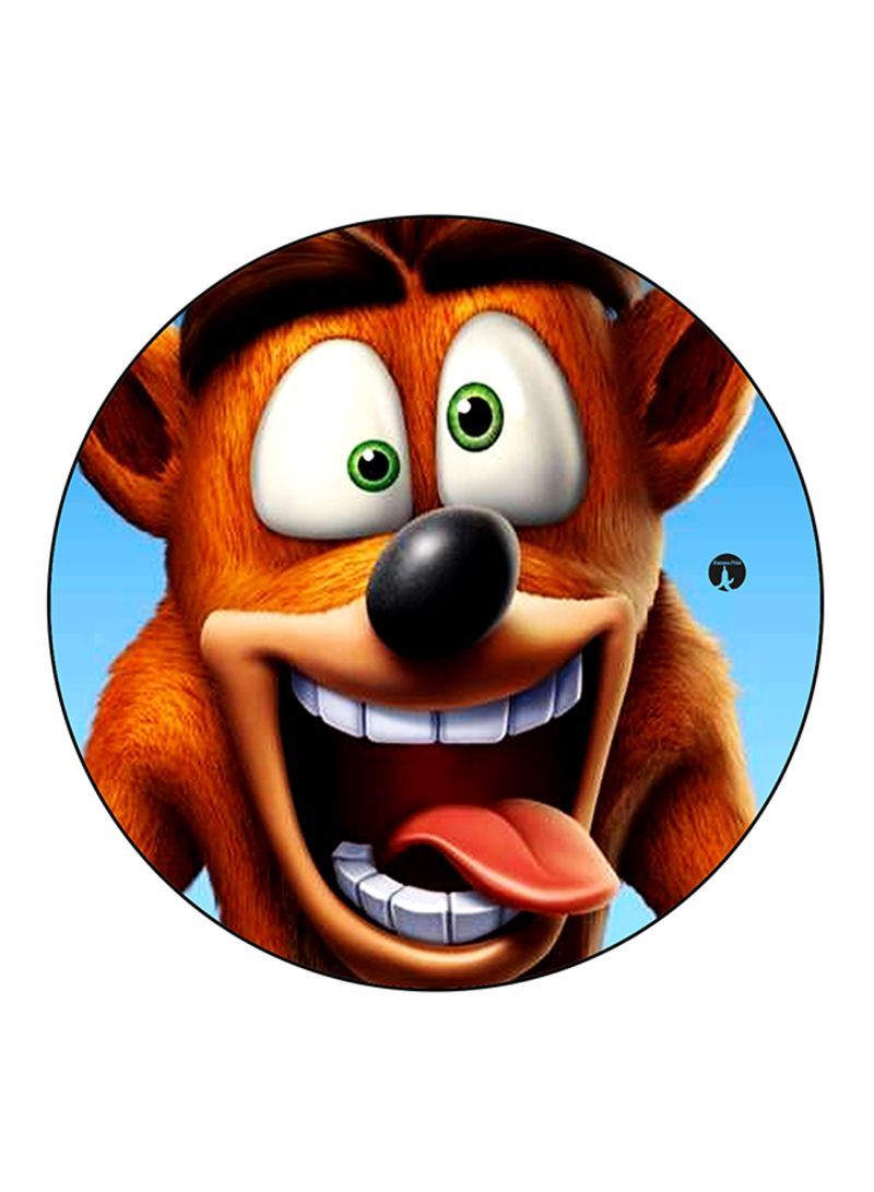 RKN Video Game Crash Printed Mouse Pad Multicolour