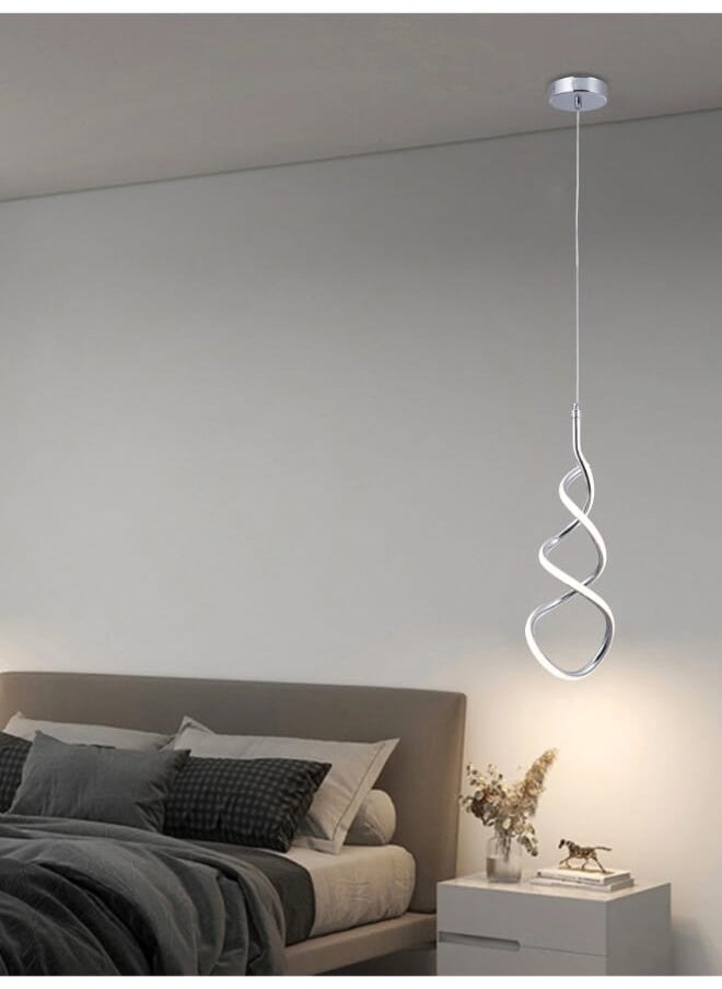 Best Power - Modern Pendant Ceiling Light 6001-1-CH – 24W LED Hanging Lamp with 3 Lighting Levels, Adjustable Height (Up to 130cm) – Elegant Indoor Lighting - Image 1