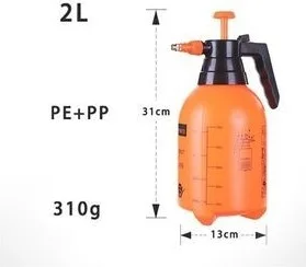 موبي 2 Lt Pressurized Auto Vehicle Wash Pump Spraying Foam Without Touching Hands
