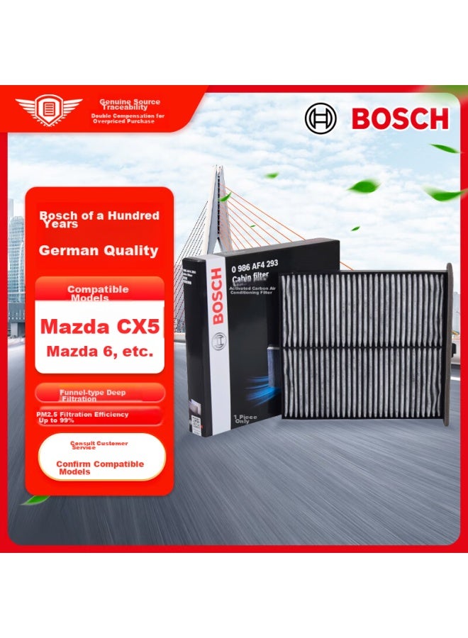 Bosch Air Conditioning Filter 4293 For Mazda 6, Atenza, Ruiyi Cx-4/cx, Hongqi H5 Hs5, E-qm5 - Image 1
