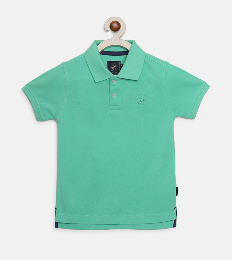 BEVERLY HILLS POLO CLUB Short Sleeves Polo T-Shirt