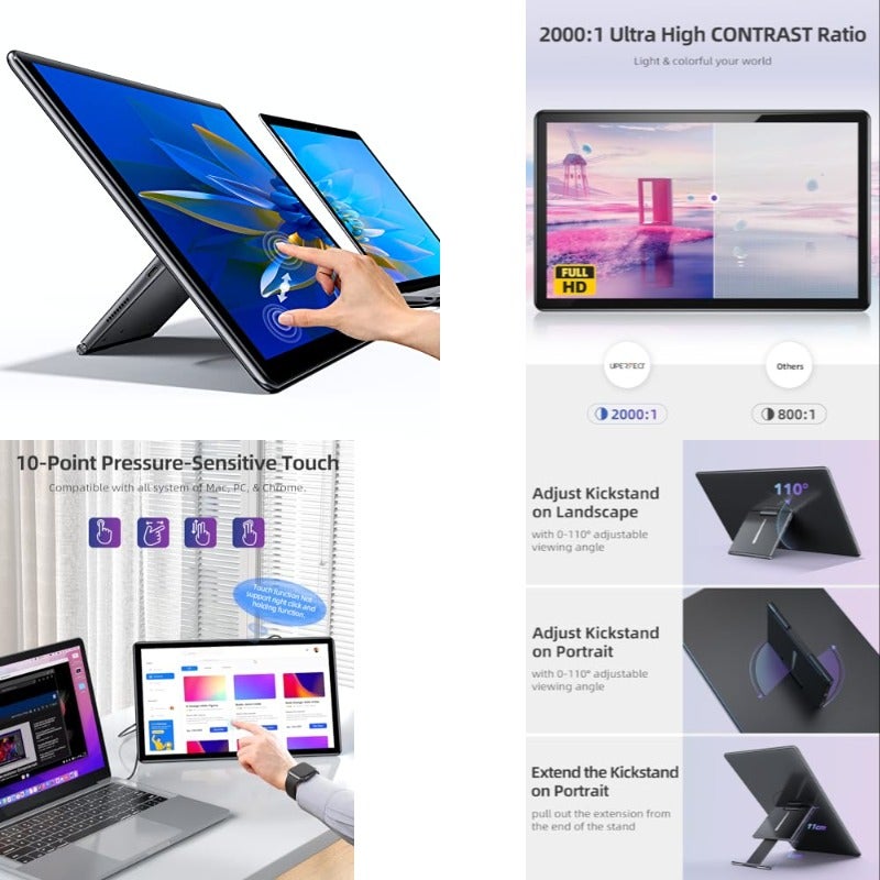 يوبرفكت Uperfect Y Portable Monitor 15 6 Fhd 15.6 inch
