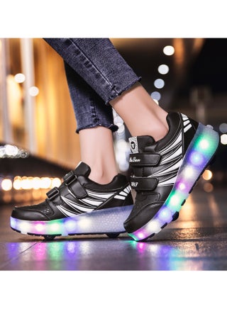 حذاء رياضي بإضاءة فلاش LED أنيق من Heelys مع عجلات ونعل لايتنينج - view 5