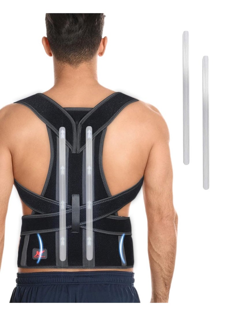 [Posture Corrector Back Brace] - Adjustable Support for Lower & Upper Back Pain Relief - Practical Straightener for Daily Use - Image 1