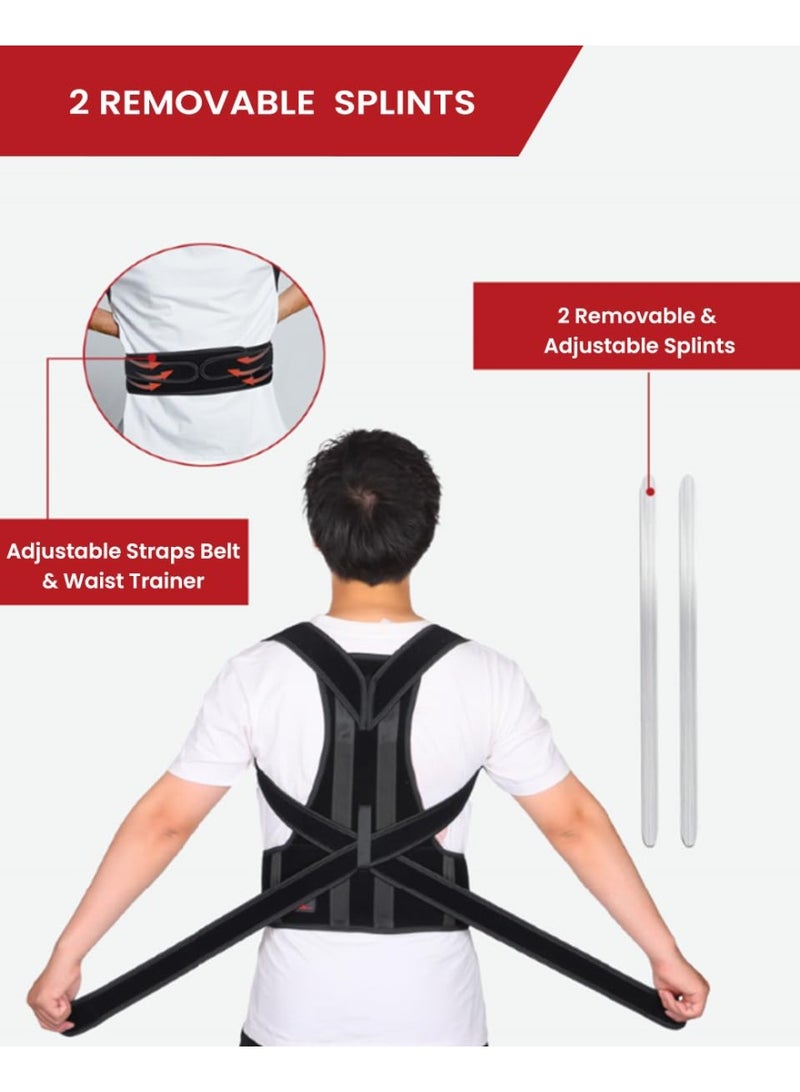 [Posture Corrector Back Brace] - Adjustable Support for Lower & Upper Back Pain Relief - Practical Straightener for Daily Use - Image 4