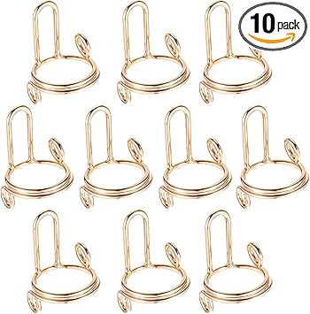 oruola أورولا 10 قطع خواتم أظافر معدنية قابلة للتعديل خواتم أظافر مزيفة قابلة لإعادة الاستخدام خواتم أظافر ذهبية أدوات فن الأظافر ملحقات تزيين الأظافر للنساء والفتيات بدون حاجة للصمغ - Image 1