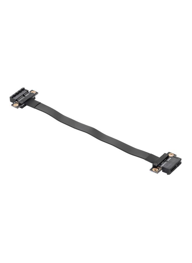 NIBEMINENT Female To PCI-E Extension Cable Black - Image 3