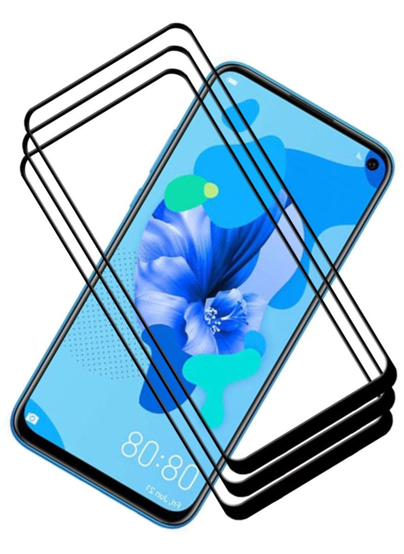 ACLIX 3 Pieces Antistatic ESD Dustproof Premium Quality High Definition Tempered Glass Screen Protector Designed For Huawei nova 5i - Image 1