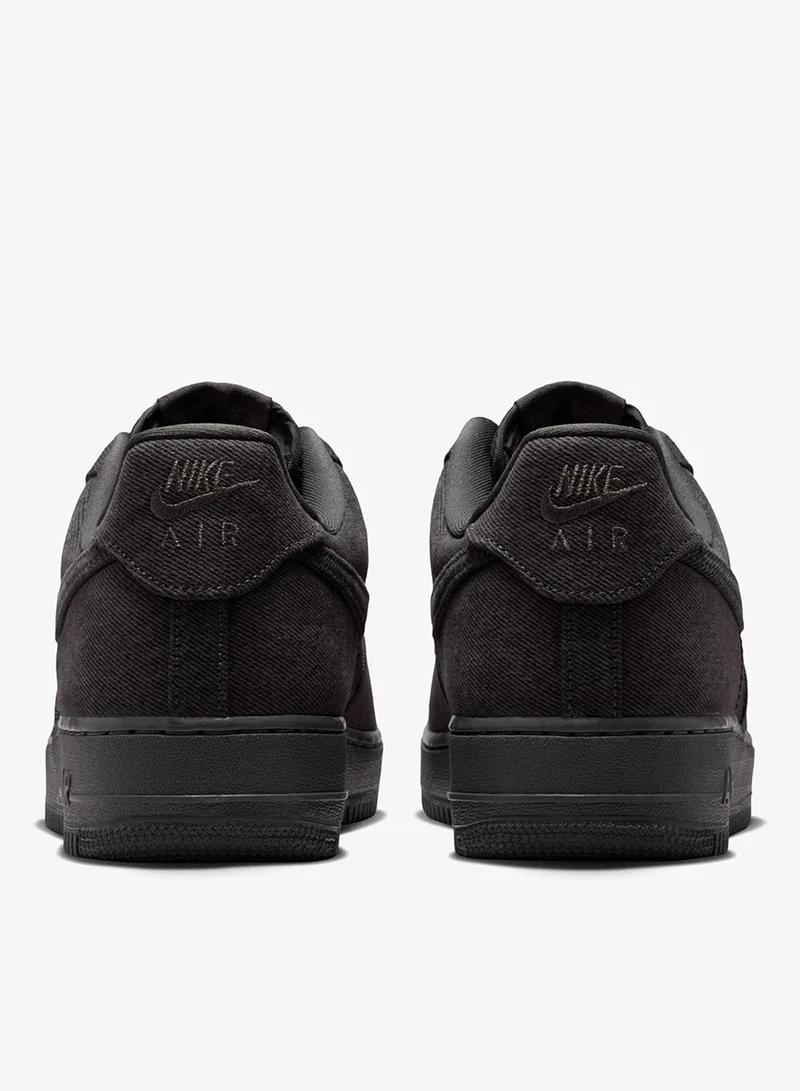 Nike ANTHRACITE/ANTHRACITE-MED ASH-MTLC SILVER Air Force 1 '07 Low Lv8 Denim for Men | Best Price UAE