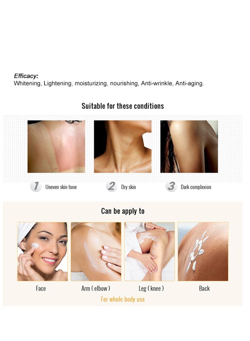 كريم البقع البيضاء ، كريم تبييض مضاد للنمش ، كريم الكلف ، مزيل البقع الداكنة ، كريم الوجه المضاد للشيخوخة ، كريم مرطب الوجه الناعم للبشرة لجميع أنواع البشرة ، شد الخطوط الدقيقة ، ترطيب 30 جرام - Image 4