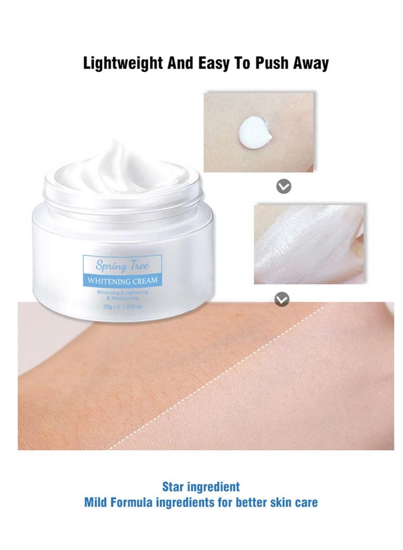 كريم البقع البيضاء ، كريم تبييض مضاد للنمش ، كريم الكلف ، مزيل البقع الداكنة ، كريم الوجه المضاد للشيخوخة ، كريم مرطب الوجه الناعم للبشرة لجميع أنواع البشرة ، شد الخطوط الدقيقة ، ترطيب 30 جرام - Image 5