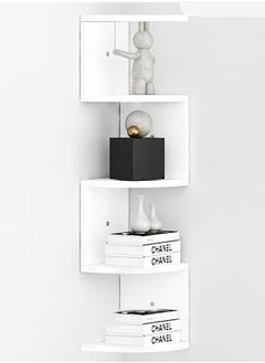 Beauenty Wall Rack Corner Wall Shelf Floating Wall Bookshelf  - Image 1