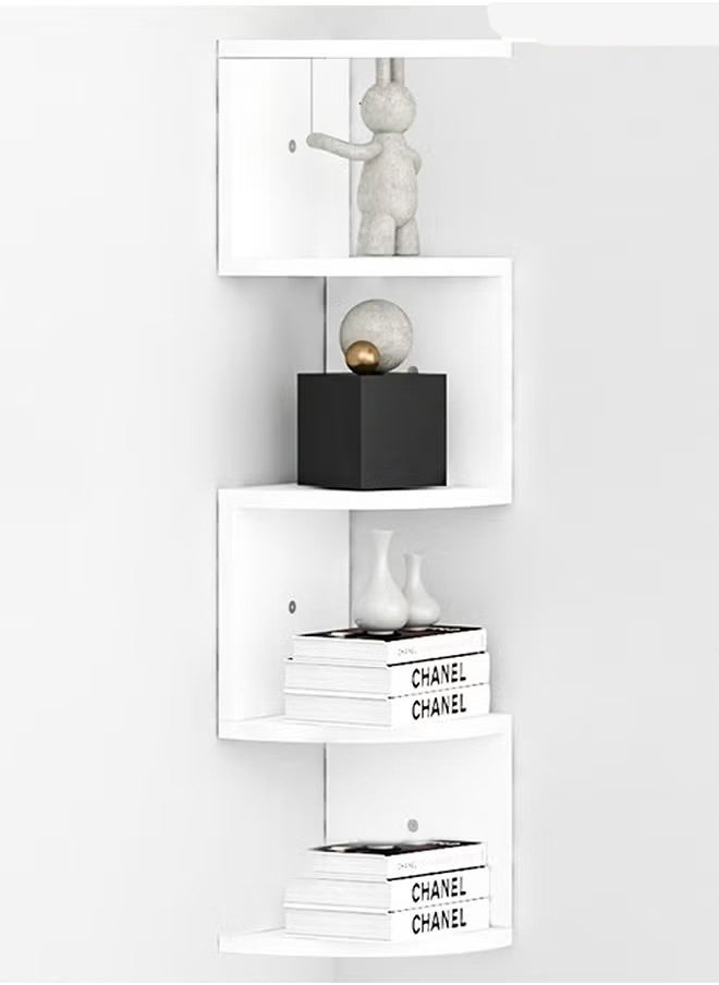 Beauenty - Wall Rack Corner Wall Shelf Floating Wall Bookshelf - Image 1
