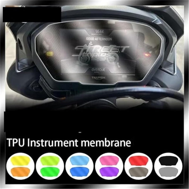 Wivplex Fluorescent Yellow Screen Protector for Street Triple 765 - Image 4