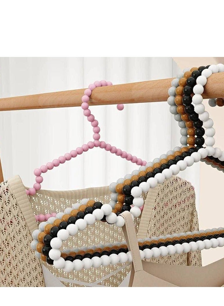 Bubbles Plastic Clothes Hangers, Set of 6, Multicolor - Image 1