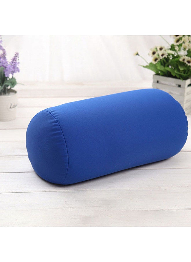 Generic - Comfortable Roll Pillow Round Cylinder Microbead Bolster Neck Back Support Roll Pillow Tube Pillow Cushie Pillows 12 X 7 Inch - Image 1