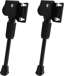 Tsnamay 2Pcs Bike Kickstand for 20 inch Wheel Kids Black Bicycle KickstandÃ¯Â¼Å’Bike Kickstand Child Bicycle Kickstand - Image 1