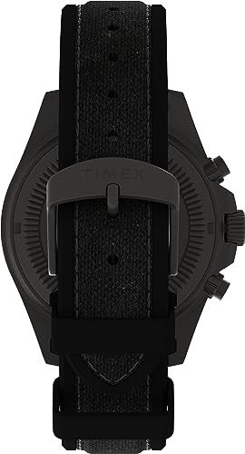 Timex Men's Expedition North Field Post 43mm Watch - Black Strap Black Dial Titanium Case - Image 4