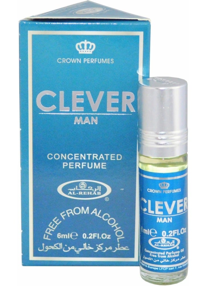 الرحاب للعطور 6-قطع عطر كليفر مان العطار خالي من الكحول 6 مل - Image 2
