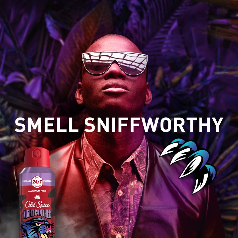 Old Spice بخاخ الجسم أولد سبايس خالي من الألمنيوم للرجال، حماية من الروائح على مدار 24/7، عطر يدوم على مدار 24/7 ونضارة، رائحة بجودة كولون، نايتمثانر برائحة دافئة غنية، 5.1 أونصة (عبوة من 3)  - Image 5