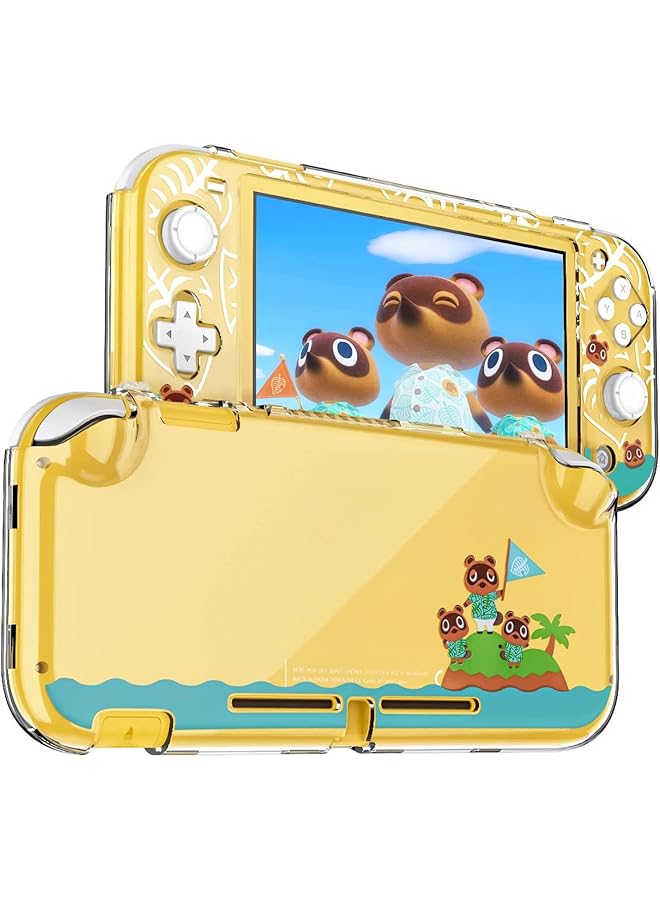 SWIUKPHE حافظة واقية لجهاز Switch Lite، غطاء شفاف صلب بتصميم مقسم، مقاوم للصدمات ومضاد للخدش، ملحقات لجهاز Switch Lite ووحدة التحكم Joycon - Image 1