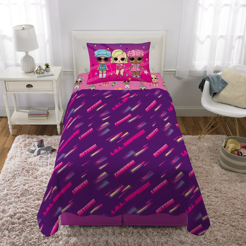 Franco Kids Bedding Super Soft Microfiber Sheet Set  Twin  LOL Surprise - Image 5