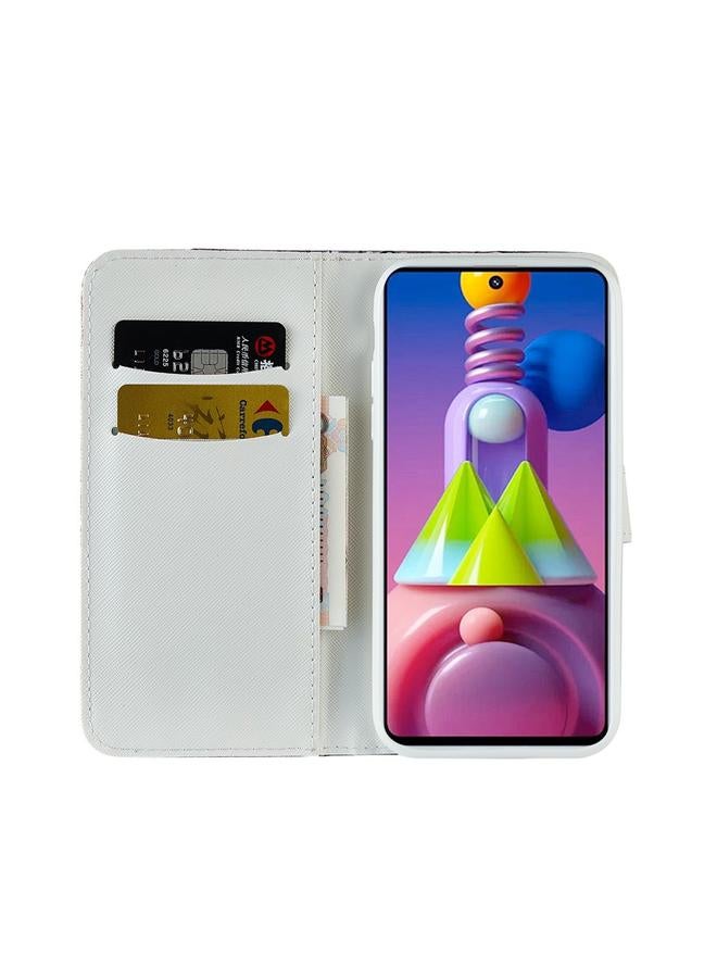 S-TOP Case For Samsung Galaxy M51 Laser Glitter Powder Matching Crocodile Texture Horizontal Flip Leather Case with Card Slots & Holder & Wallet - Image 4