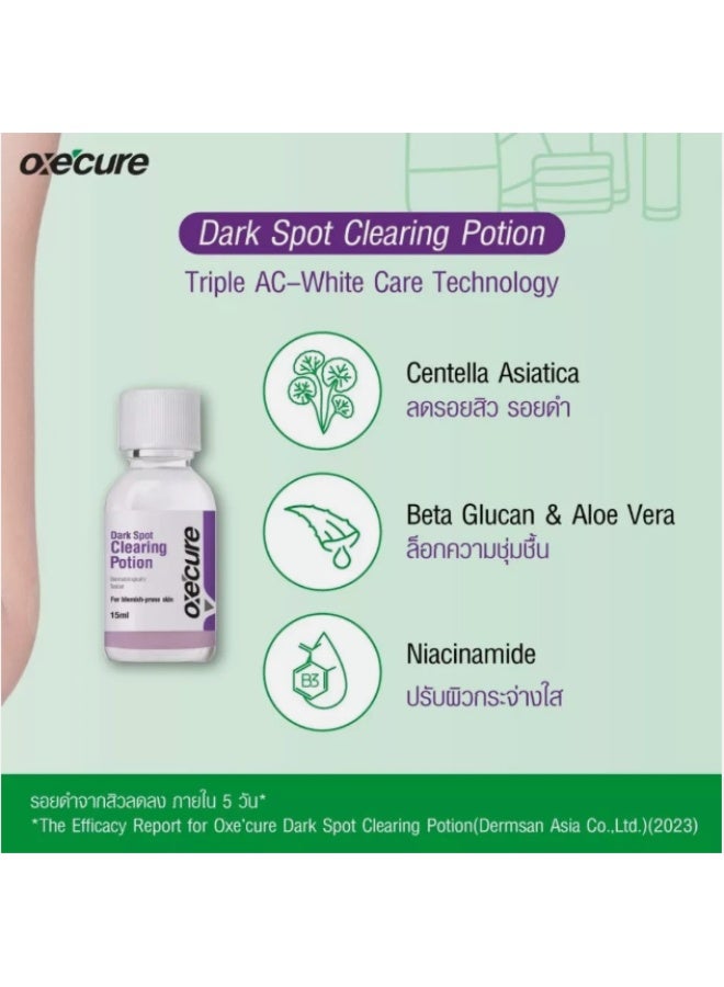 oxe cure Dark Spot Clearing Potion 15ml – Acne Scars, Spots & Uneven Skin Tone - Image 5