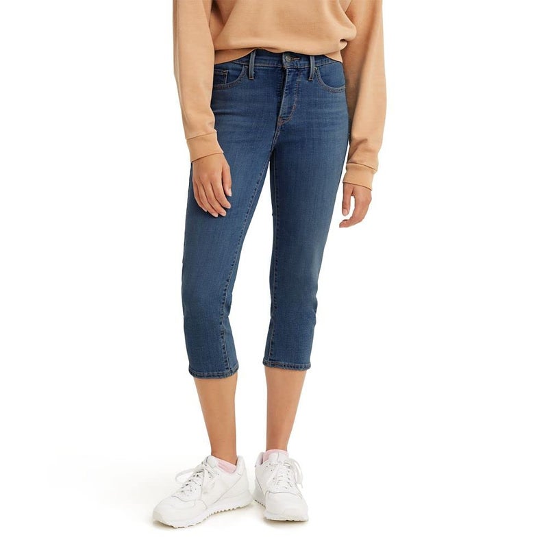 Levi's Womens 311 Shaping Capri (Also Available In Plus) Jeans, Lapis Amidst - Dark Indigo, 31 US - Image 1