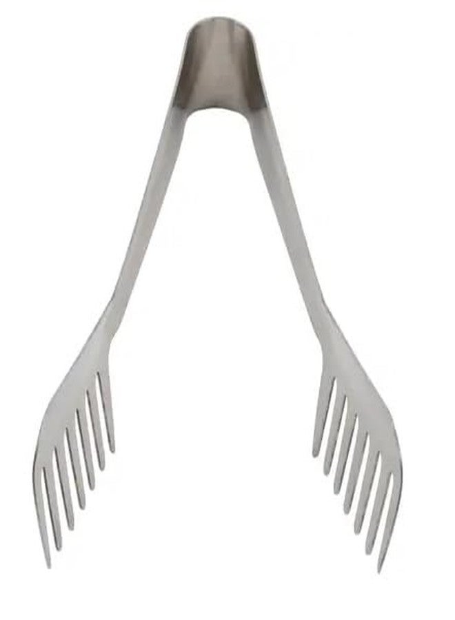 GAFFEL 1 Pc Stainless Steel Spaghetti Tong Noodle Tong Serving Tong for Salad,Pasta,Macaroni - Comb, 20cm, Silver - Image 5