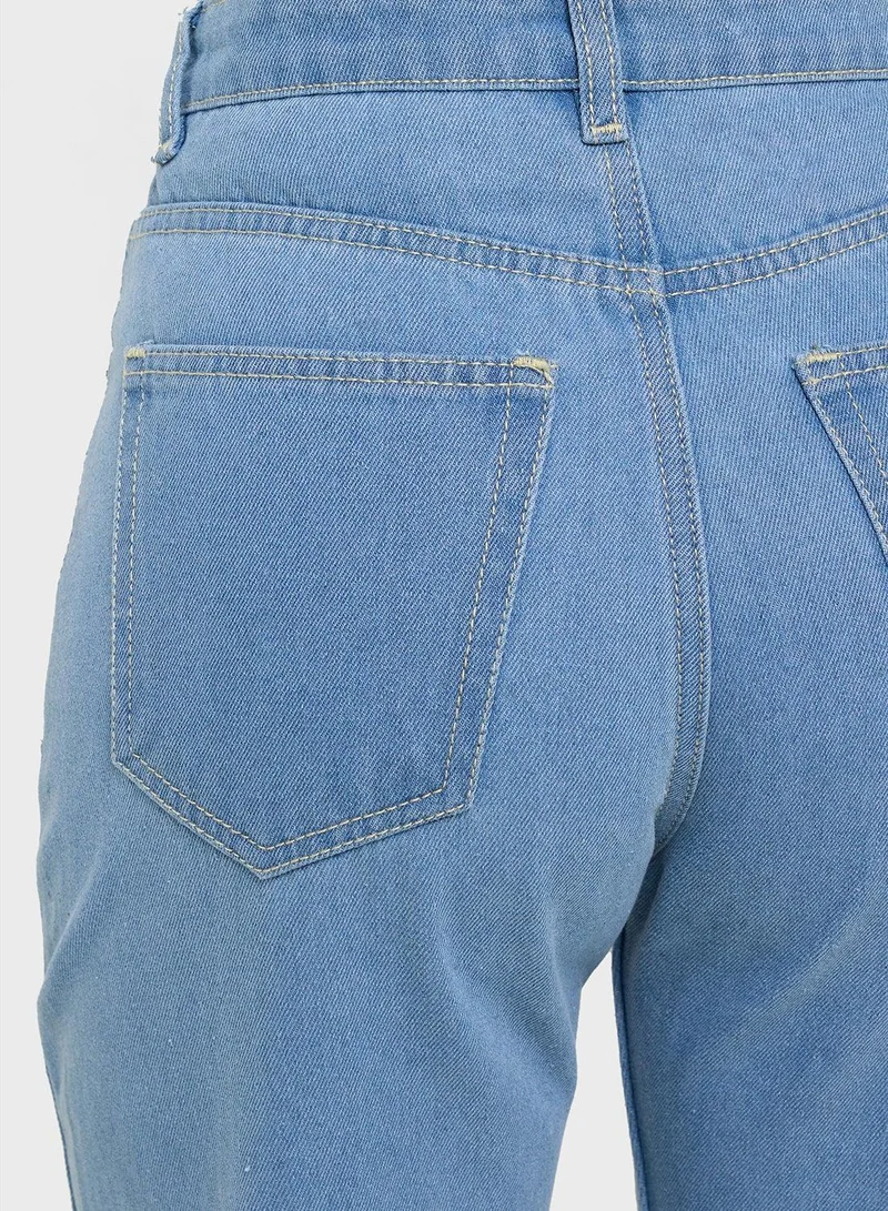 Ginger  High Rise Mom Jeans for Women | Best Price UAE