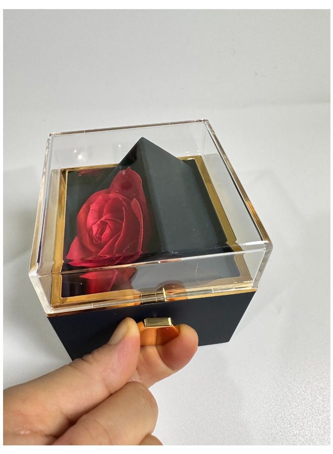 360° Rotating Surprise Design Gift Box With Rose - Image 3