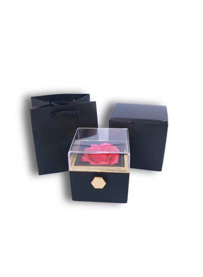 360° Rotating Surprise Design Gift Box With Rose - Image 2