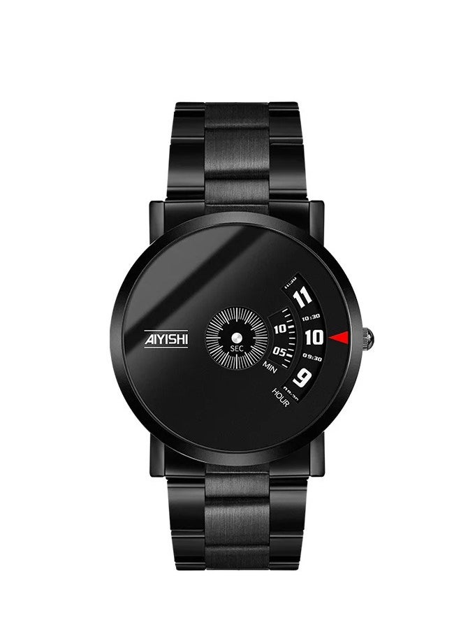 AIYISHI Watches for Men Fashion Stainless Steel Quartz Analog Water Resistant Watch  - Image 1