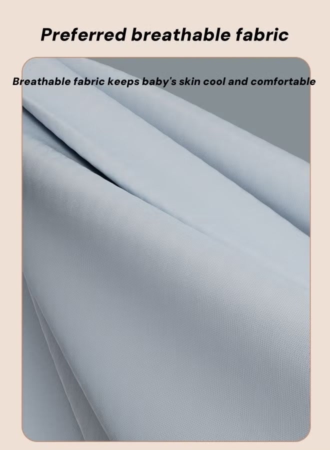 Berma Baby حظيرة لعب للأطفال الصغار، حظيرة لعب كبيرة جدًا للأطفال مع بوابة، مركز أنشطة أمان للأطفال 150 × 180 سم، حظيرة لعب متينة بقاعدة غير قابلة للانزلاق، قابلة للطي والحمل (طبعة باندا) - Image 4