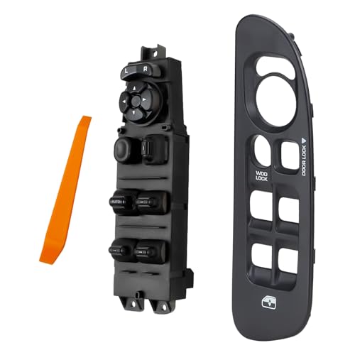 Mango S Master Power Window Switch and Bezel 56049805AB for 2002-2009 Dodge Ram 1500 2500 3500, 2001-2004 Dodge Dakota, 2001-2003 Dodge Durango,2005-2009 Dodge Sprinter 2500 3500 - Image 1