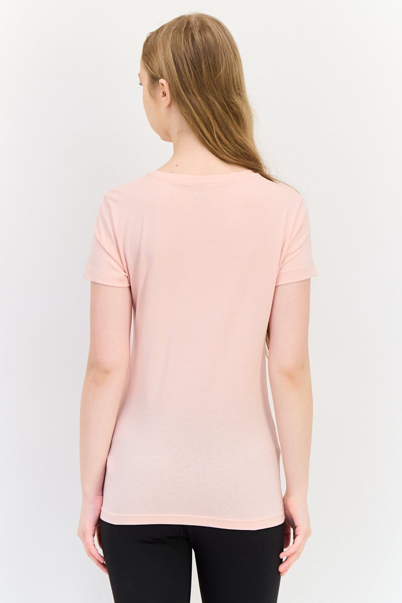 PUMA Women Sportswear Fit Short Sleeves Training T-shirt, Peach - Image 4