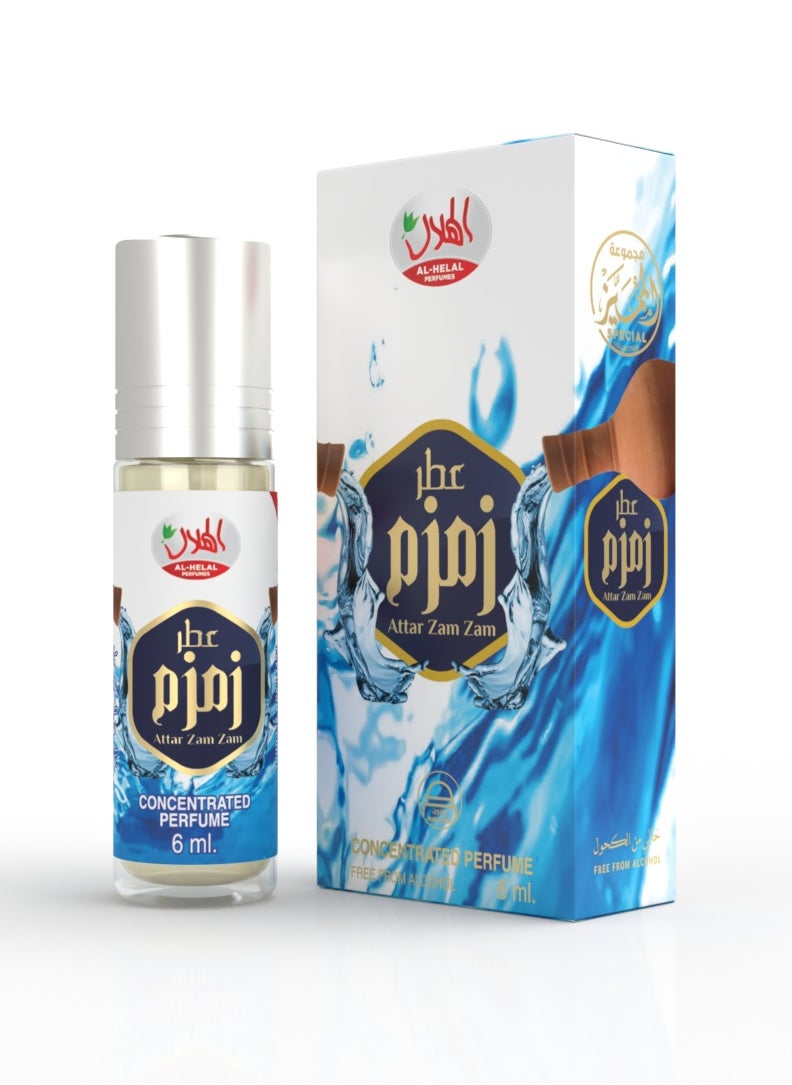 AL-HELAL Attar Zam Zam Special Perfumes 6ml*12pcs  - Image 3