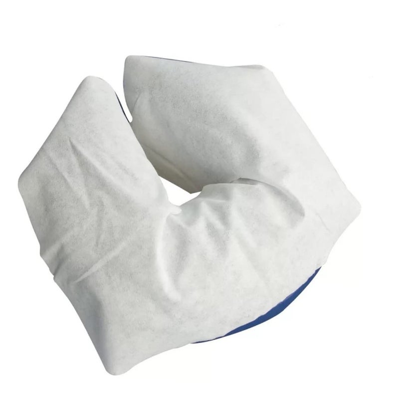 Healeved 100Pcs Disposable Nonwoven Headrest Covers for Massage Chairs Comfortable Absorbent for Spa the Go Use - Image 1