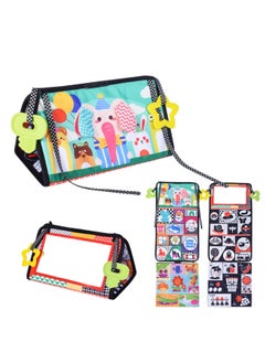 Generic Harem Cloth Book Car Pendant Folding Head Training Baby Cognitive Color Infant Early Education Cloth Book-Color:Harem Plus Cloth (bag)  - Image 1