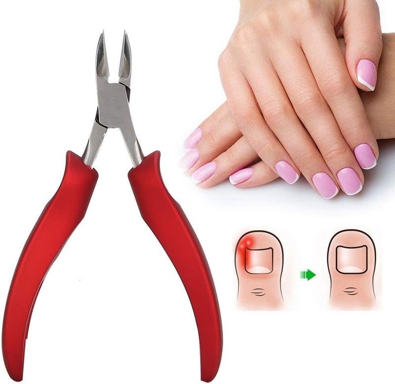 klarako Toe Nail Clipper, Stainless Steel Ingrown or Thick Toenails Nail Clippers Professional Podiatrist Toenail Nipper for Onychomycosis Embedded Nails and Hard Nails(1#) - Image 5