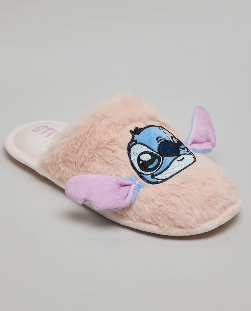 أر أند بي Stitch Appliqued Bedroom Slippers