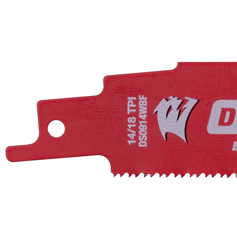 Brock 25 Pack 9 inch 14/18 TPI Diablo Steel Demon Bi-Metal Auto Dismantling Reciprocating Saw Blades for 1/16-5/16 Medium Metals - Image 4