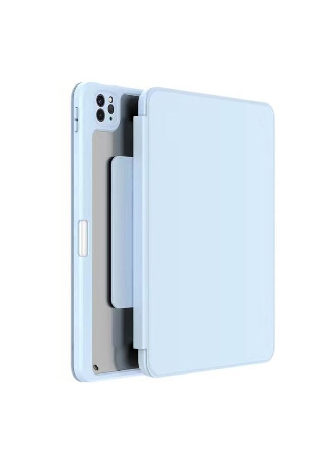 HuHa - Case Cover For iPad Pro 12.9 2022 / 2021 / 2020 / 2018 Mutural Jianshang Series Tablet Leather Smart Case Sky Blue - Image 1