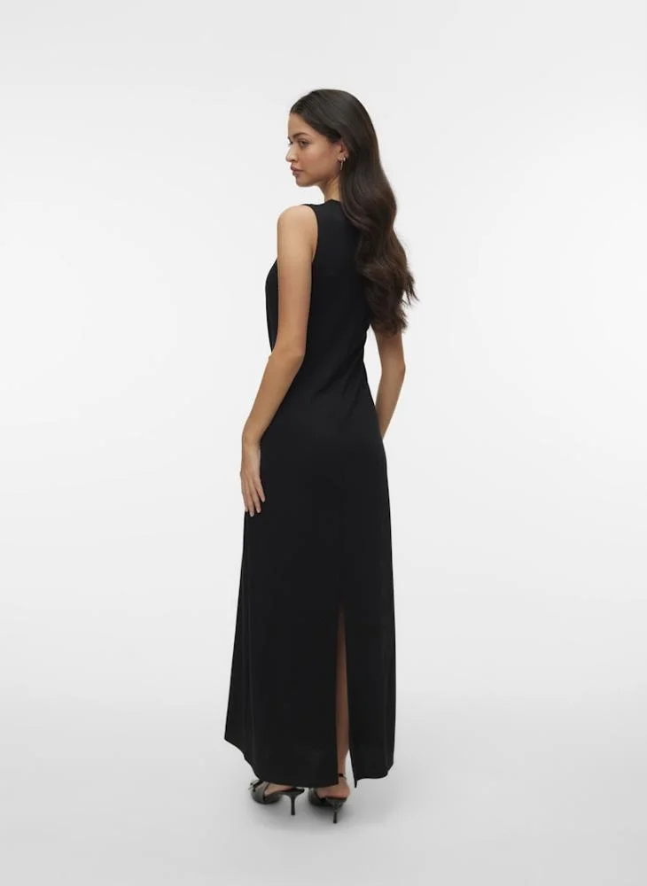 فيرو مودا Sleeveless Crew Neck Maxi Dress